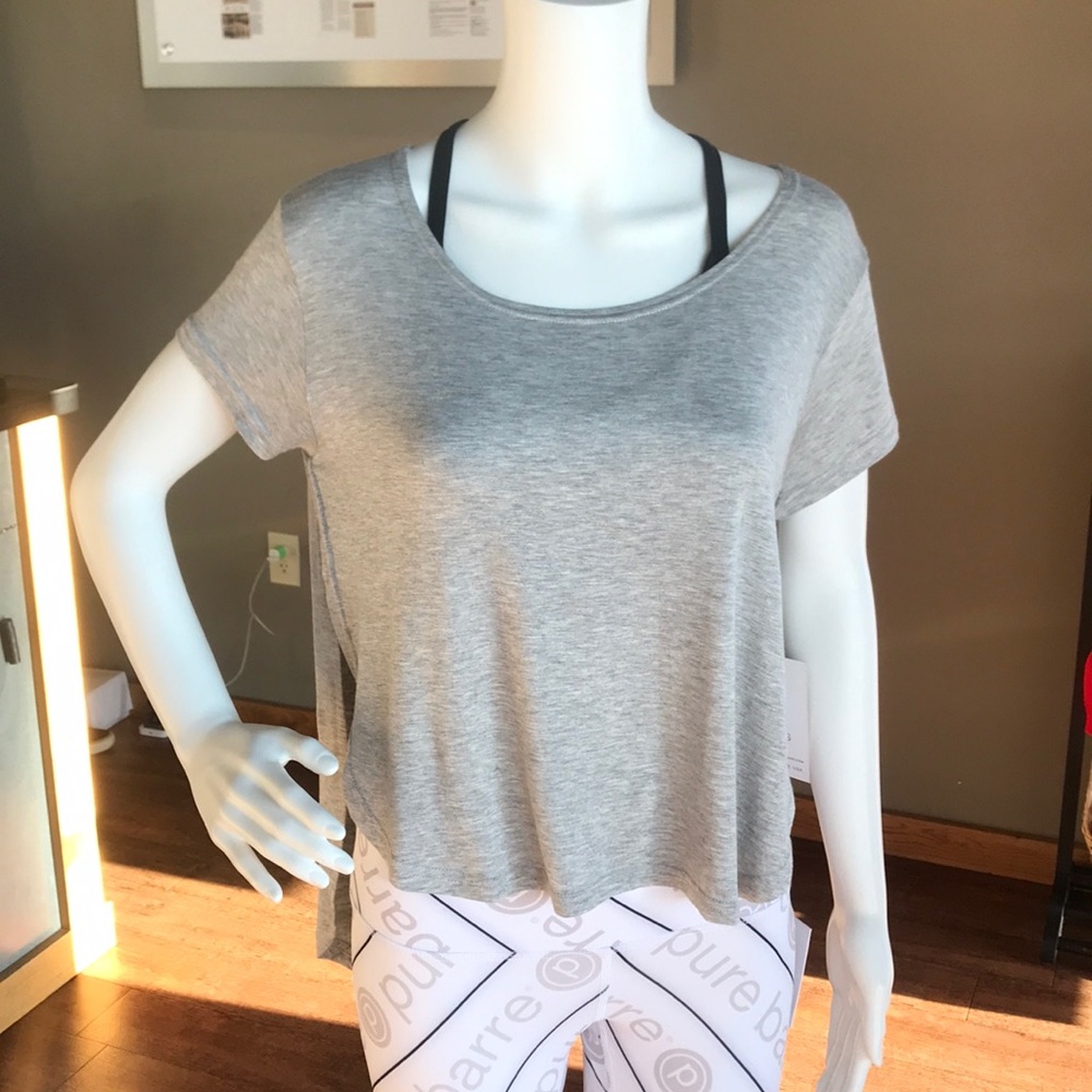 Grey swing tee